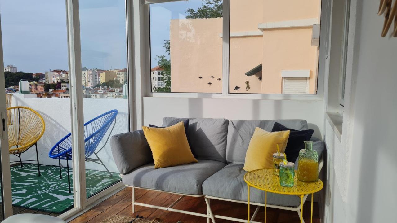Happy Stay Lisbon - Suite With A View, Private Terrace & Ac Kültér fotó