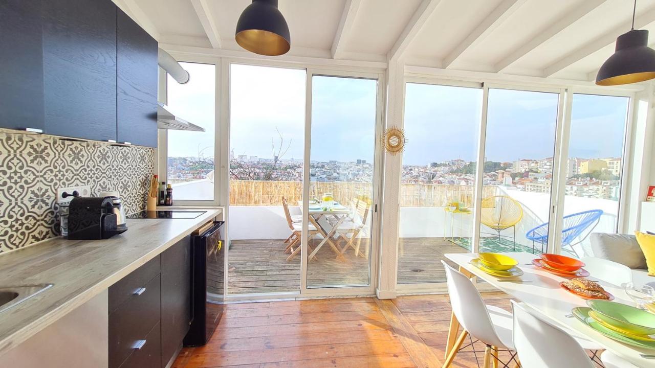 Happy Stay Lisbon - Suite With A View, Private Terrace & Ac Kültér fotó